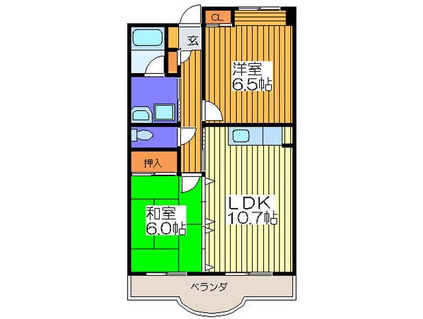 カーサ・ステラロッサの物件間取画像